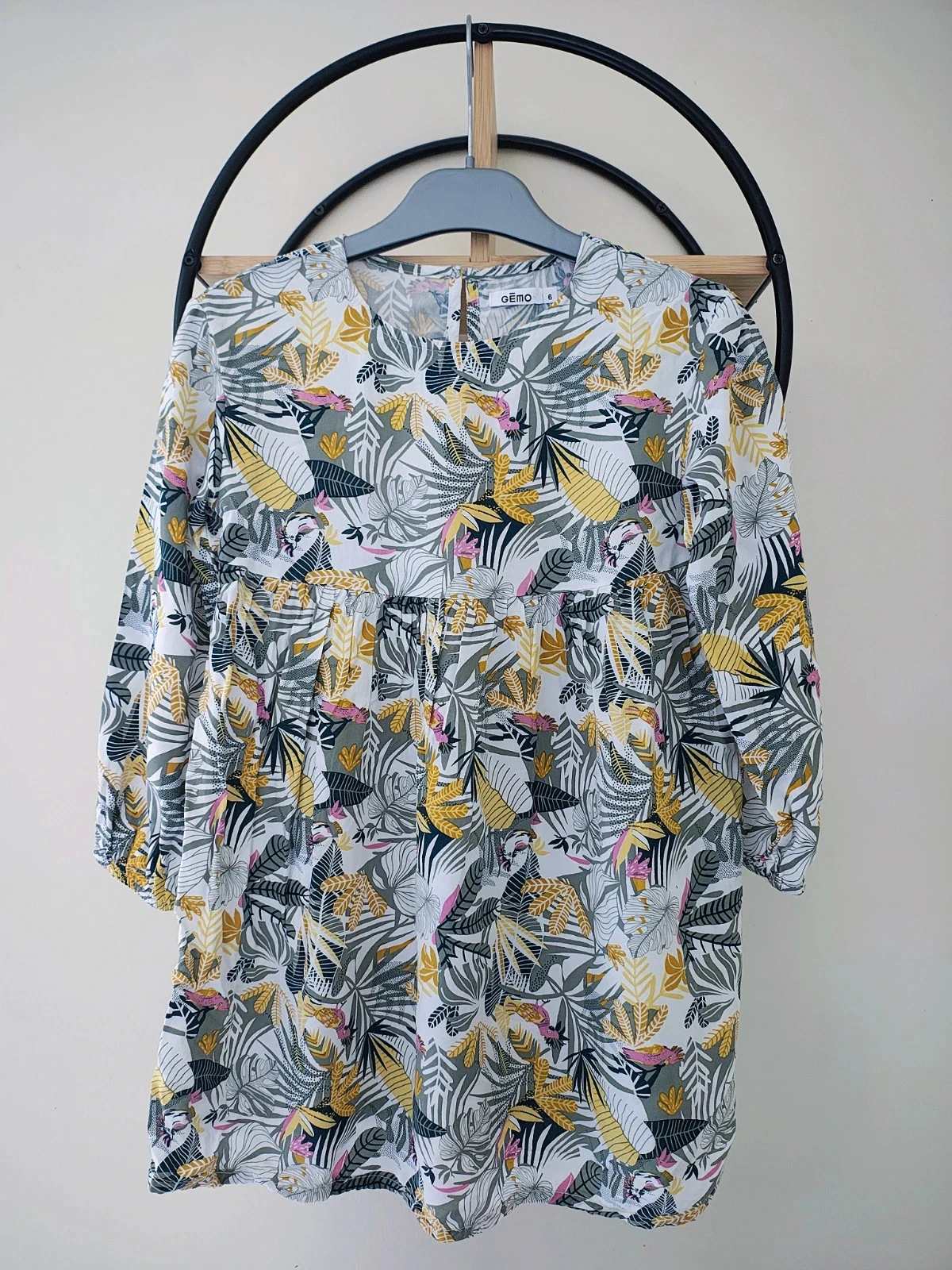 6 ans robe manches longues Gémo